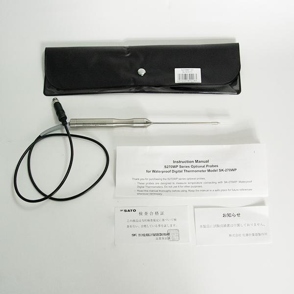 SK Sato S270WP-01 โพรบวัดอุณหภูมิกันน้ำรุ่นมาตรฐาน (Pointed End-Waterproof) | Cable 0.7 M image