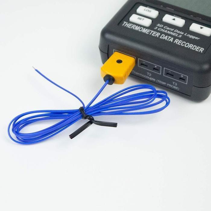 Lutron MTM-380SD เครื่องบันทึกอุณหภูมิ 3ช่องโพรบ | Max.1300°C image