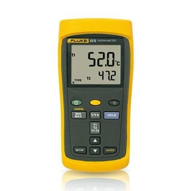 Fluke 52 II เครื่องวัดอุณหภูมิ Digital Thermometer Dual Probe