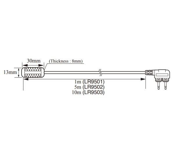 Hioki LR9502 เซนเซอร์วัดอุณหภูมิความชื้น ความยาว 5เมตร image