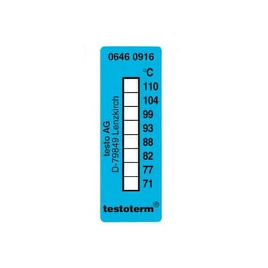 Testoterm แถบวัดอุณหภูมิ  0646 0916 (10pc/pack)