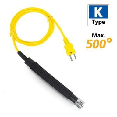 Rixen SK-01 โพรบวัดอุณหภูมิพื้นผิว Max.500℃ (Type K)