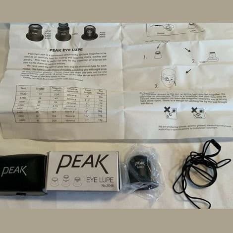 Peak 2048 A20D แว่นขยายแบบคาดศีรษะ Eye Lupe 5X image