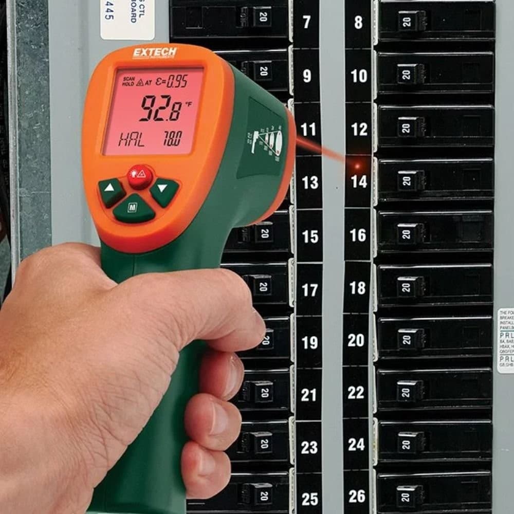 EXTECH EX-IR270 เครื่องวัดอุณหภูมิอินฟราเรด IR Thermometer with Color Alert image
