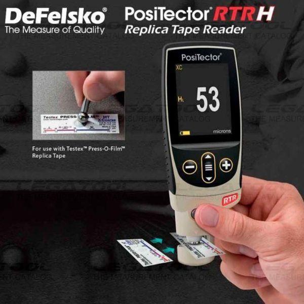 DeFelsko  PRB-RTRH เครื่องวัดลักษณะของพื้นผิว รูปแบบพื้นผิว (Replica Tape Reader)