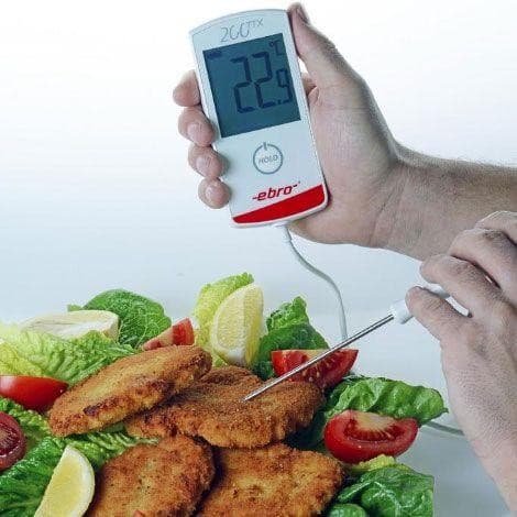 Ebro TTX-200 เครื่องวัดอุณหภูมิอาหาร Type-T HACCP (IP65) | Max.199°C image