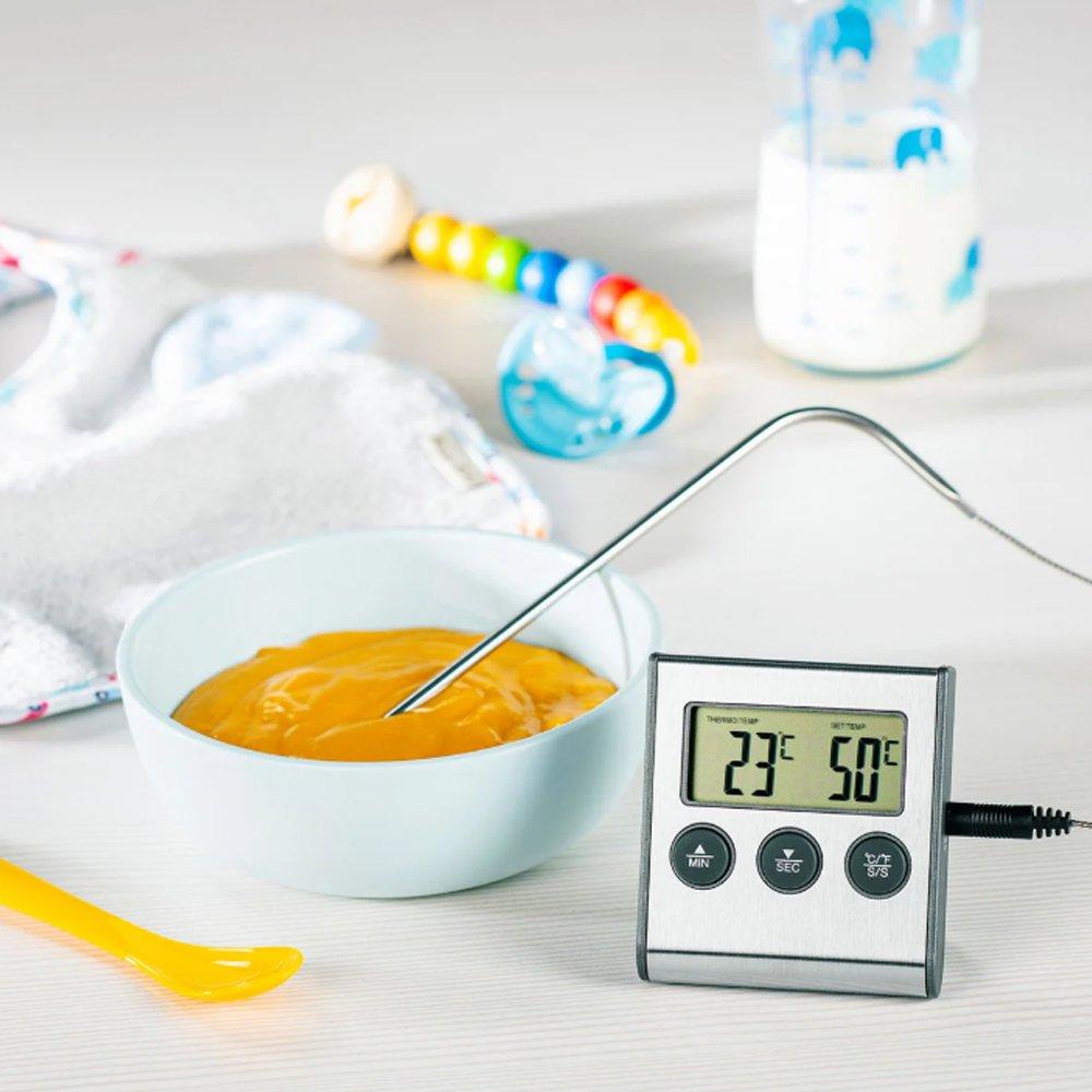 LONNMETER LDT-100 เครื่องวัดอุณหภูมิอาหาร Digital Meat Thermometer & Timer-photo2