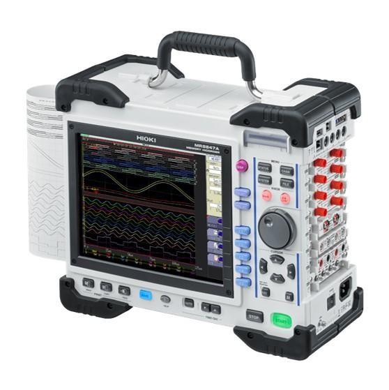 Hioki MR8847A Series MEMORY HiCORDER image
