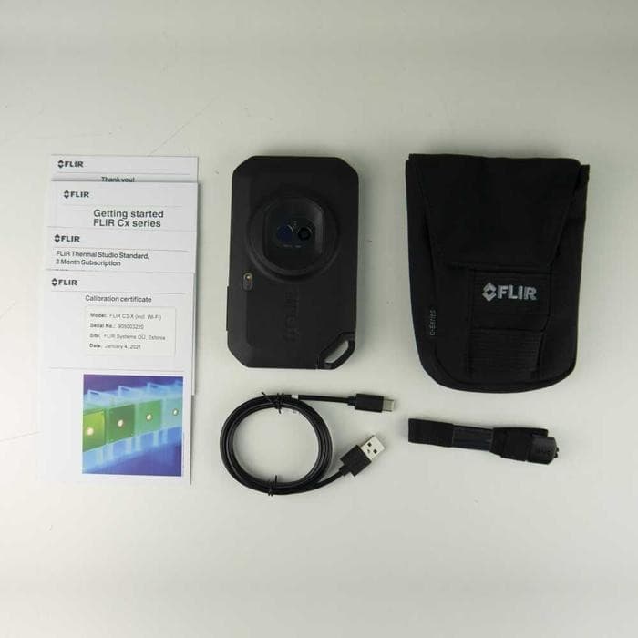 FLIR-C3-X-WIFI กล้องถ่ายภาพความร้อนแบบพกพา (128 X 96 Pixels) | พร้อม Cloud & Wi-Fi image