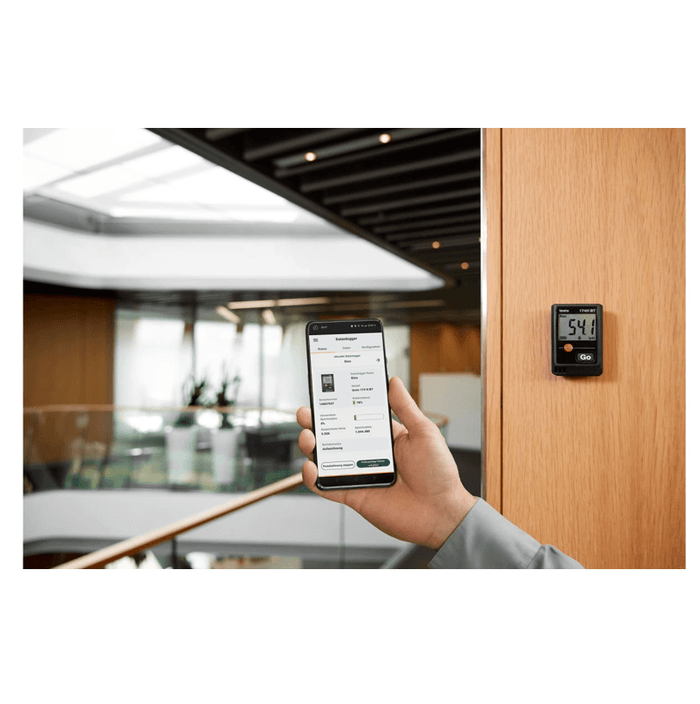 Testo 0572-1743-02 เครื่องบันทึกอุณหภูมิความชื้น | Bluetooth image