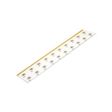 Asey 1K40-P20 แถบวัดอุณหภูมิ 1points (40°C) | 20pcs/ 1pack