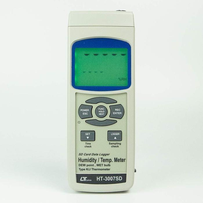 Lutron HT-3007SD เครื่องวัดอุณภูมิความชื้น 4 In 1 | SD Card image