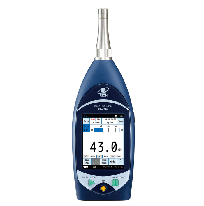 RION NL-43 เครื่องวิเคราะห์เสียง (Sounds Level Meter) มาตรฐาน Class II image