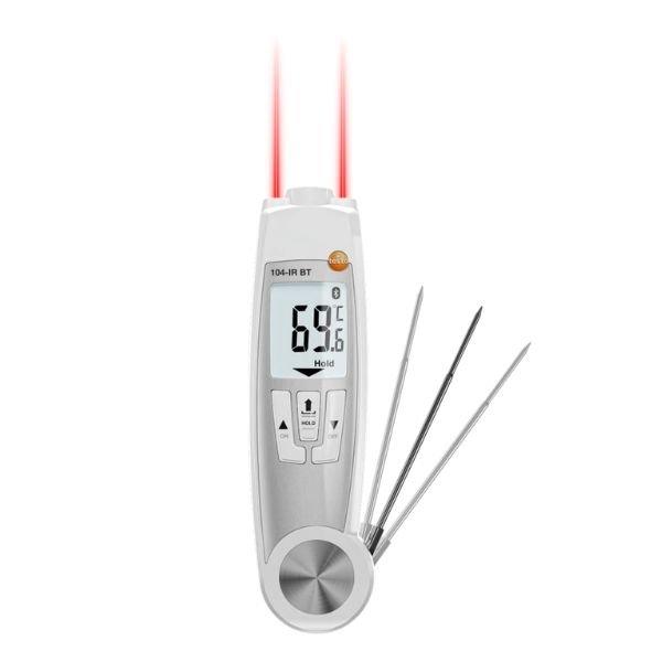 Testo-0560-1045-60 เครื่องวัดอุณหภูมิอินฟราเรดและแบบเจาะ พร้อมการเชื่อมต่อ Bluetooth-photo0