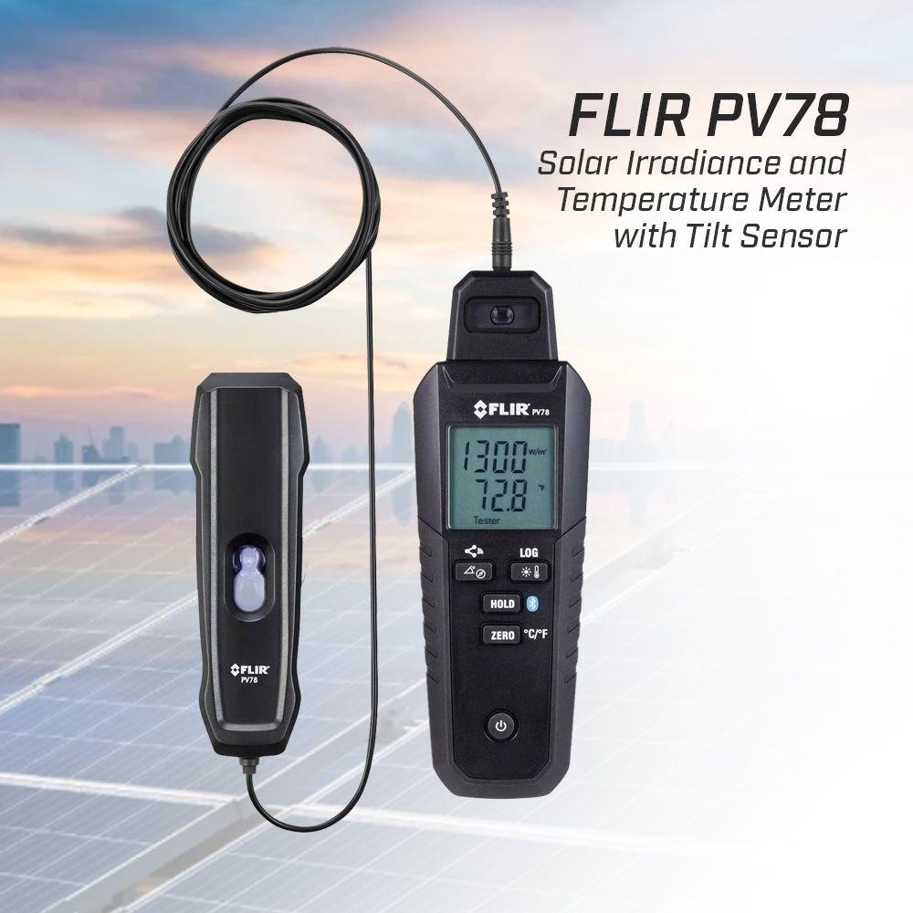 FLIR PV78 Solar Irradiance and Temperature Meter with Tilt Sensor-photo0