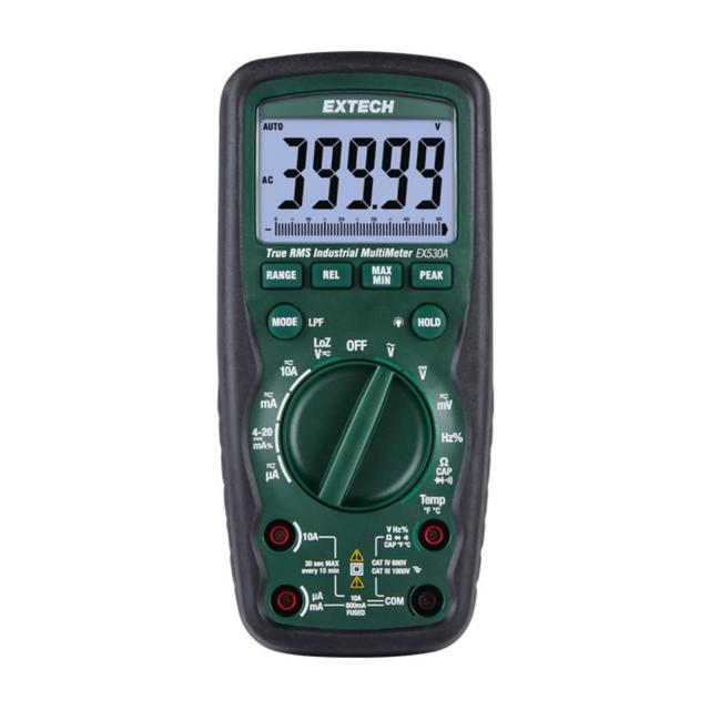 EXTECH EX-EX530A เครื่องมือวัดมัลติมิเตอร์ Heavy Duty True RMS Industrial Multimeter