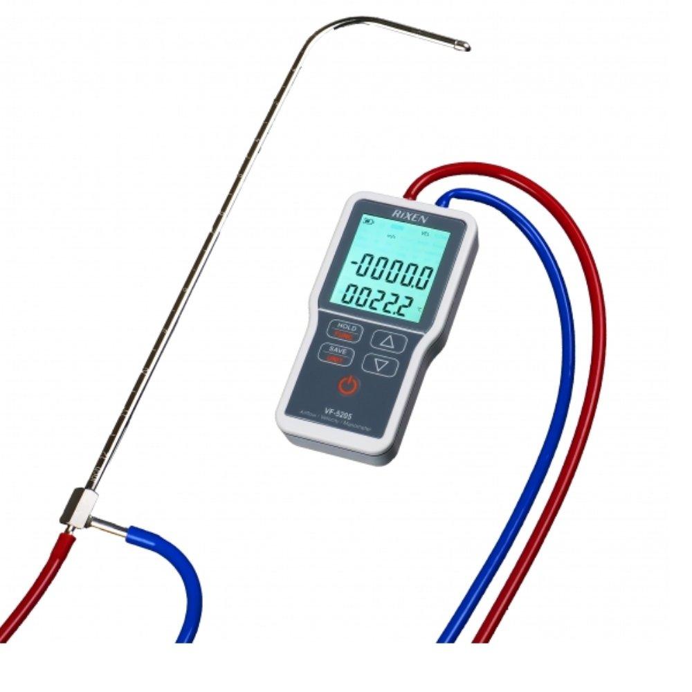 RIXEN VF-5205 เครื่องวัดความเร็วลม Air Velocity / Flow / Differential Manometer-photo0