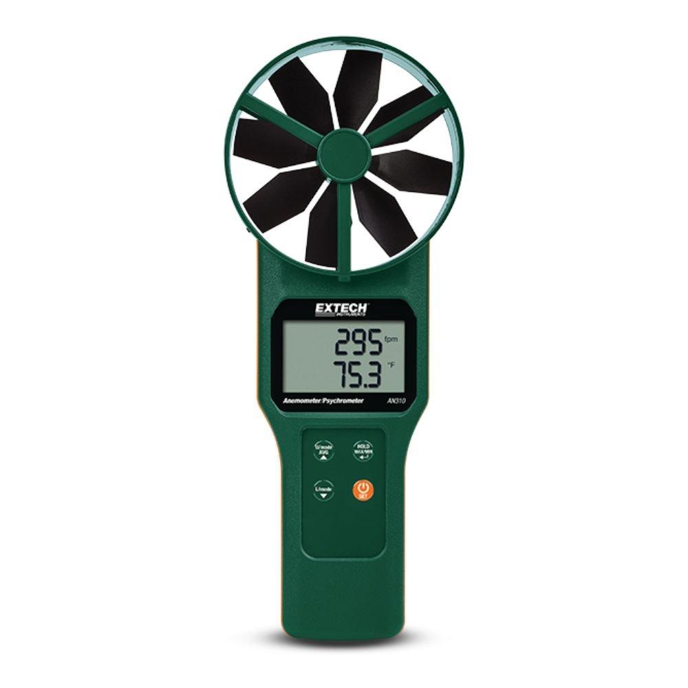 EXTECH EX-AN310 Large Vane CFM/CMM Anemometer/Psychrometer-photo0
