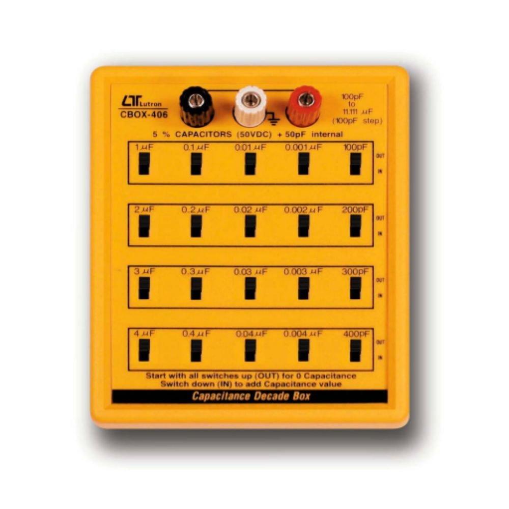 Lutron CBOX-406 เครื่องวัดประจุไฟฟ้า Capacitance Decade Box-photo0