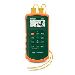 EXTECH EX-421502 เครื่องวัดอุณหภูมิแบบแยกโพรบ Type J/K, Dual Input Thermometer with Alarm-small-photo0