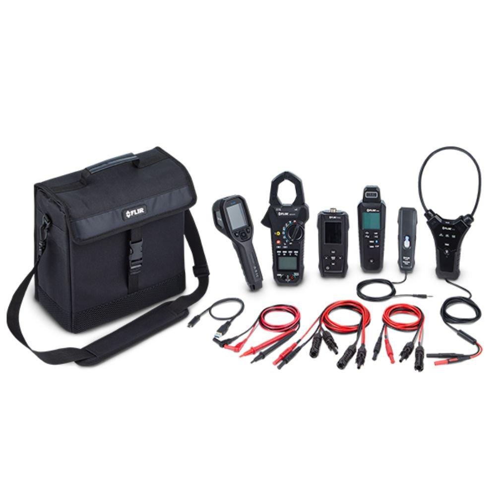 FLIR PV-KIT-2 ชุดเครื่องมือทดสอบระบบโซลาร์เซลล์แบบครบชุด พร้อมแคลมป์มิเตอร์ เครื่องวัดรังสีแสงอาทิตย์ เครื่องทดสอบแผงโซลาร์เซลล์ และกล้องถ่ายภาพความร้อน-photo0
