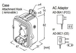 TND RTR-500A2 External Power Adaptor Kit for TR42A / 43A image