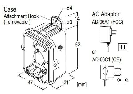 TND RTR-500A2 External Power Adaptor Kit for TR42A / 43A image