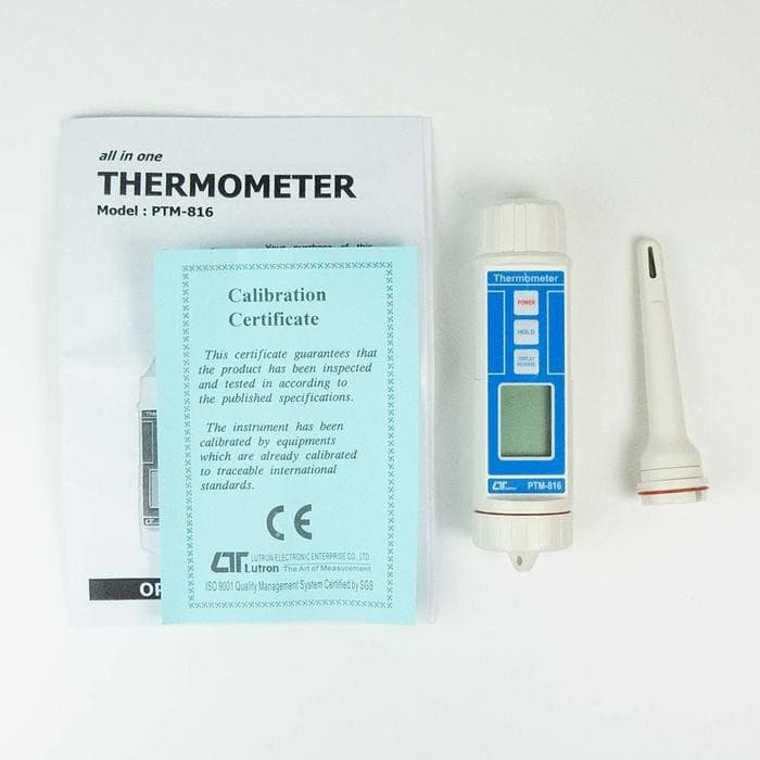 Lutron PTM-816 เครื่องวัดอุณหภูมิดิจิตอล (IP67) | Max.230°C image