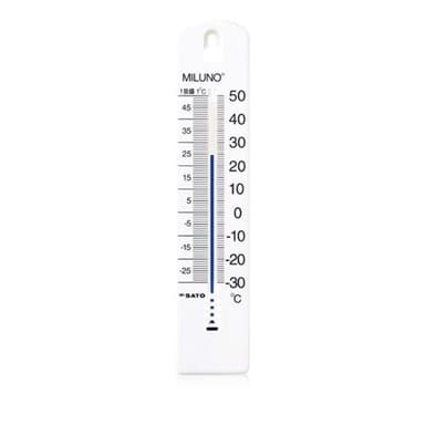 SK Sato Miluno ปรอทวัดอุณหภูมิห้องแบบติดผนัง (-30 To 50°C)