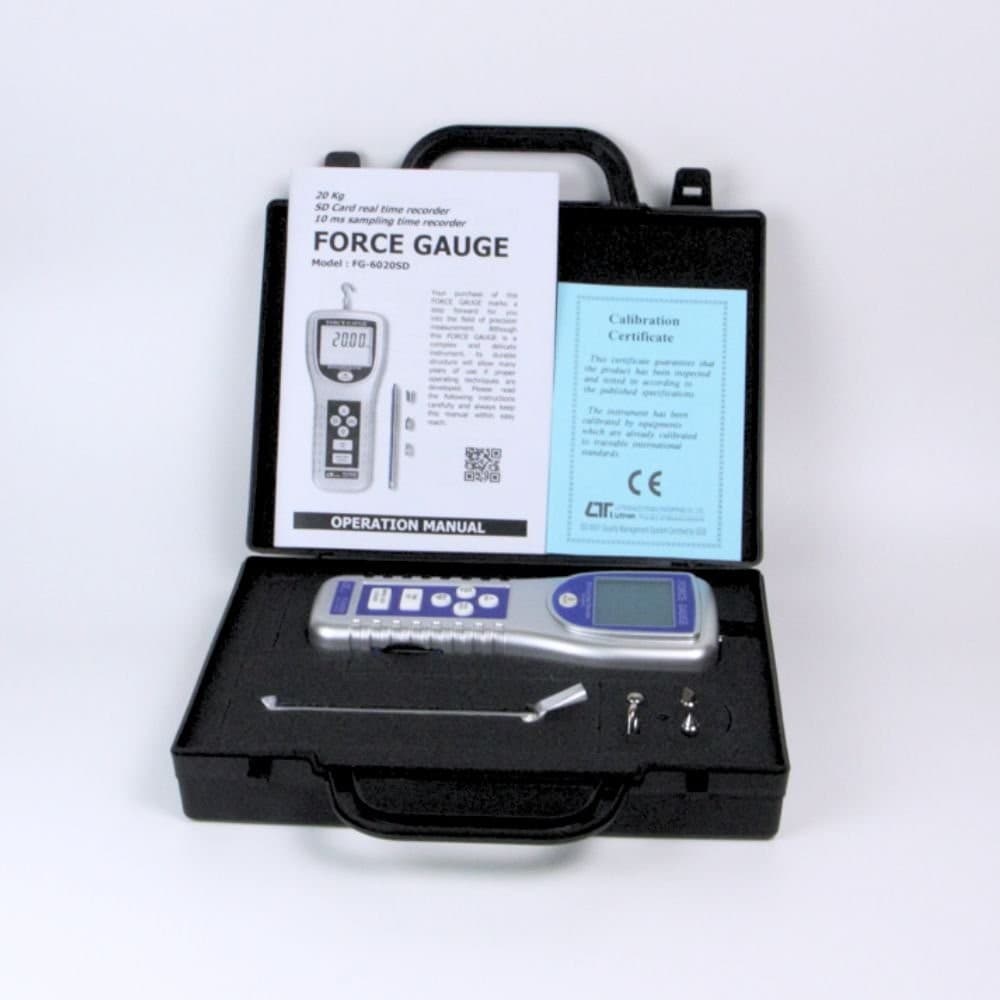 Lutron FG-6020SD เครื่องวัดแรงดึง - แรงผลักแบบพกพา (20Kg) image