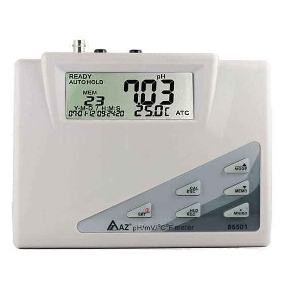 AZ PH-86501 เครื่องวัดพีเอช และโออาร์พี Accurate Digital Benchtop Meter image