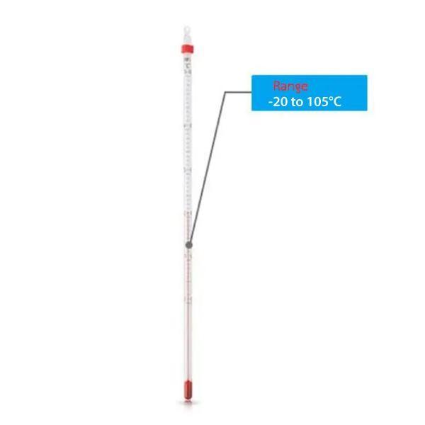 SK Sato SK-0140-00 ปรอทวัดอุณหภูมิ Alcohol Filled | -20 to 105ºC image