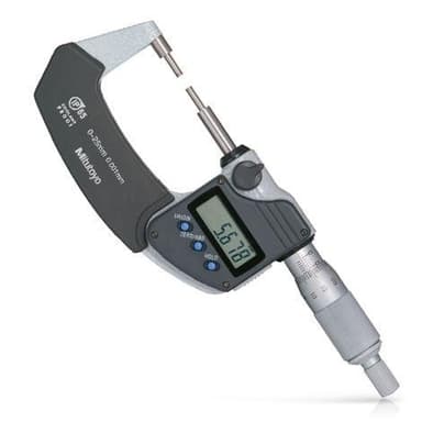 Mitutoyo M-331-251-30 Spline Micrometer ไมโครมิเตอร์แบบดิจิตอล (0 - 25mm)