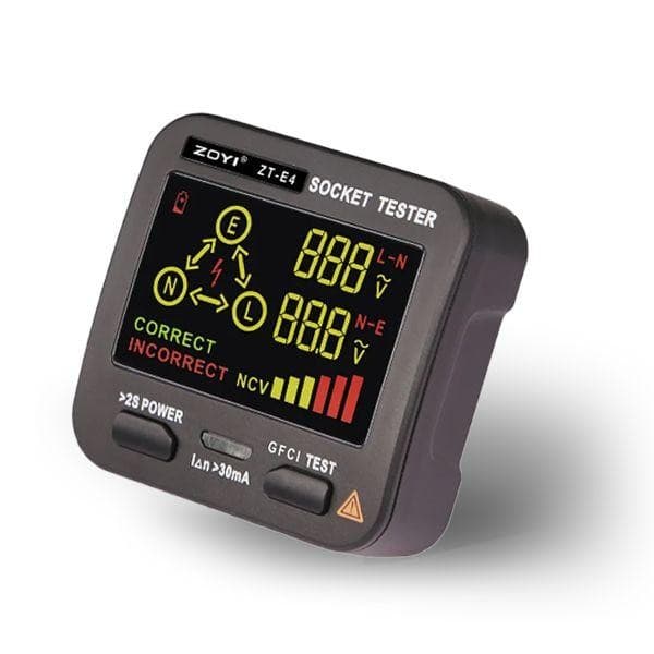 ZOYI รุ่น ZT-E4 เครื่องตรวจเช็คเต้ารับไฟฟ้า (Socket Tester) image