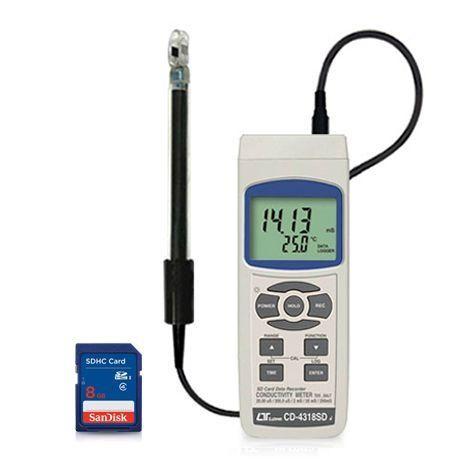 Lutron CD-4318SD เครื่องบันทึกค่าการนำไฟฟ้า (Precision)  SD Card image