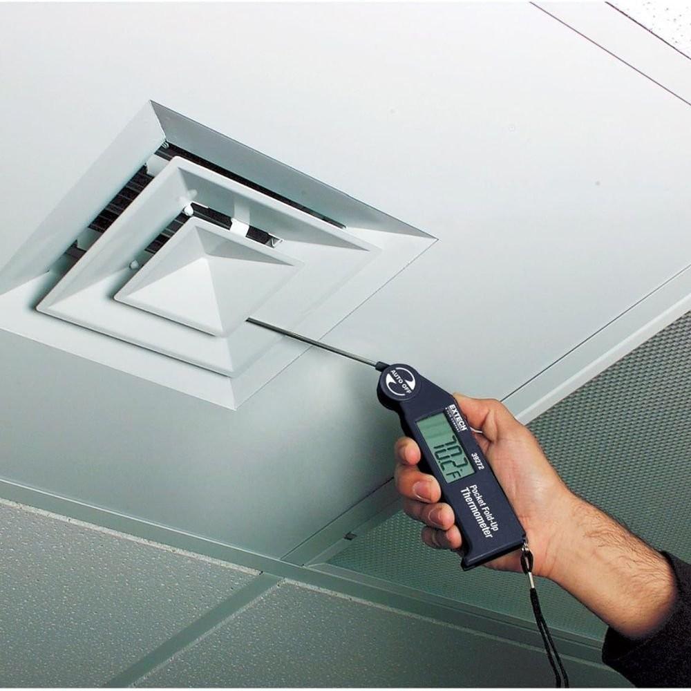 EXTECH EX-39272 เครื่องวัดอุณหภูมิแบบพกพา Pocket Fold up Thermometer with Adjustable Probe image