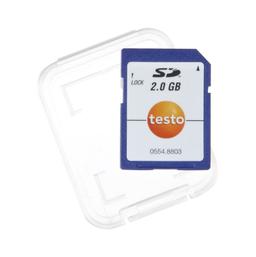 Testo-0554-8803 SD card 2 GB for collecting the measurement data for testo-175, testo-176-small-photo0