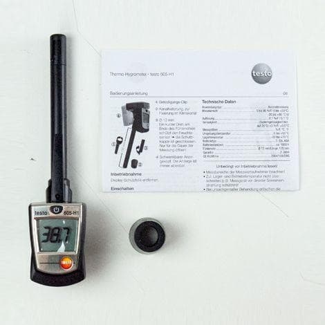 Testo 605-H1 เครื่องวัดอุณหภูมิความชื้นสัมพัทธ์ image