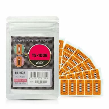 NiGK รุ่น T5-100B แถบวัดอุณหภูมิแบบ Irreversible (5 Point) | (100 to 120℃)