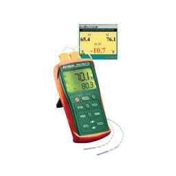 EXTECH EX-EA15 เครื่องวัดอุณหภูมิแบบแยกโพรบ EasyView™ Dual Input Temperature Datalogger-small-photo1