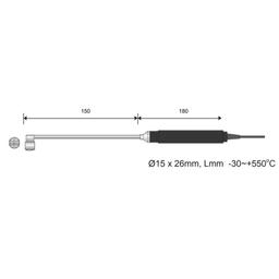 RIXEN SK-45 โพรบวัดอุณหภูมิ SURFACE TYPE-small-photo1