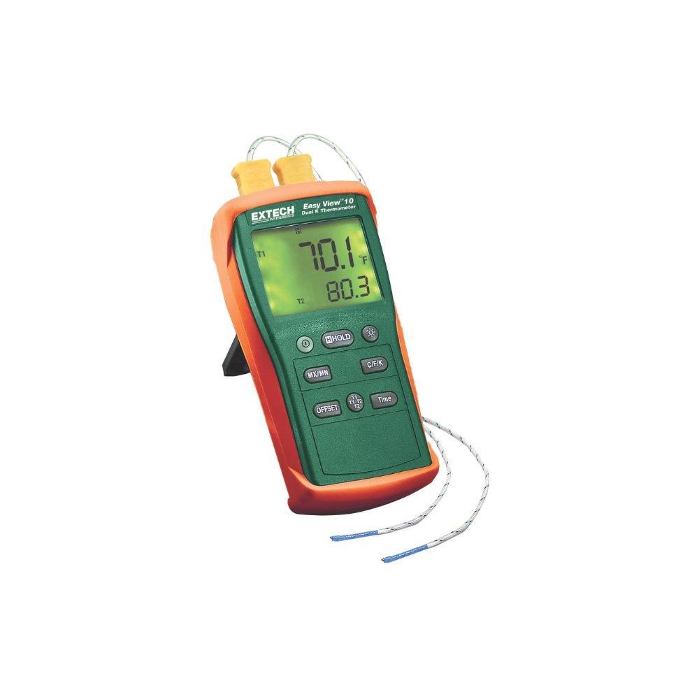 EXTECH EX-EA10 เครื่องวัดอุณหภูมิแบบแยกโพรบ EasyView™ Dual Input Thermometers-photo1