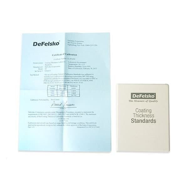 Defelsko PT-STD-A1 Certiffied Coating Thickness Standards for PosiTector 6000 image