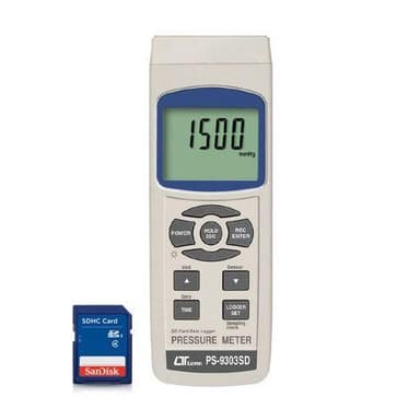 Lutron PS-9303SD เครื่องวัดและบันทึกค่าแรงดัน | Max. 400 Bar