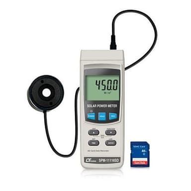 Lutron SPM-11116SD เครื่องวัดพลังงานแสงอาทิตย์ | SD Card