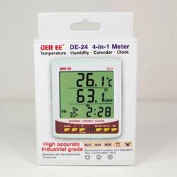 DER EE DE-24 เครื่องวัดอุณหภูมิและความชื้น 4in1 image