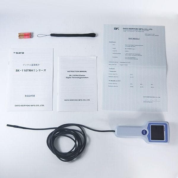 SK Sato SK-110TRHII-4 เครื่องวัดอุณหภูมิและความชื้น image