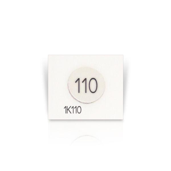 Asey 1K110-P20 แถบวัดอุณหภูมิ 1points (110°C) | 20pcs/ 1pack image