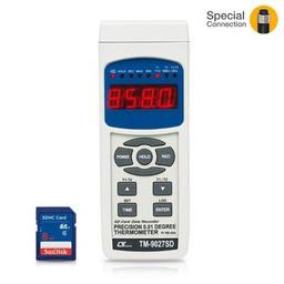 Lutron TM-9027SD เครื่องวัดอุณหภูมิ 2 Channels (Pt100 Ohm) | SD Card image