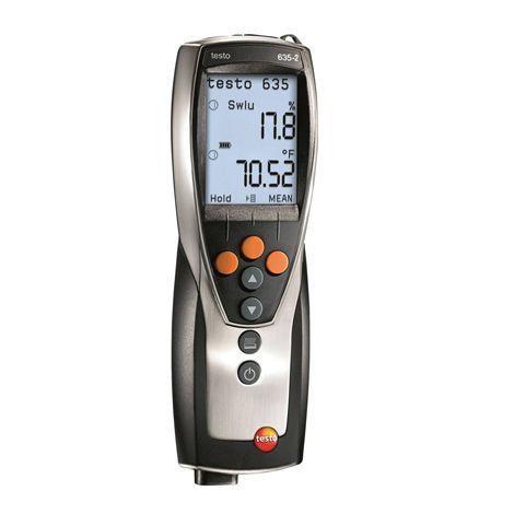 Testo 635-2 เครื่องวัดอุณหภูมิและความชื้นสัมพัทธ์แบบดิจิตอล image